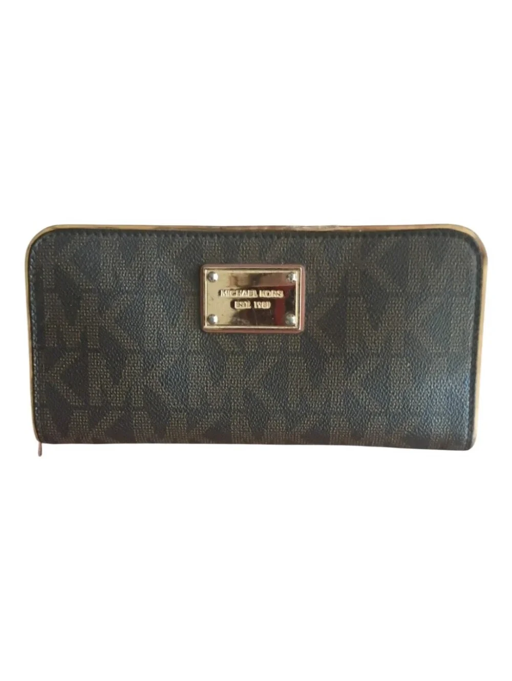Michael Kors Jet Set Monogram Tote & Wallet Set + OEM Gift Box & Bag
